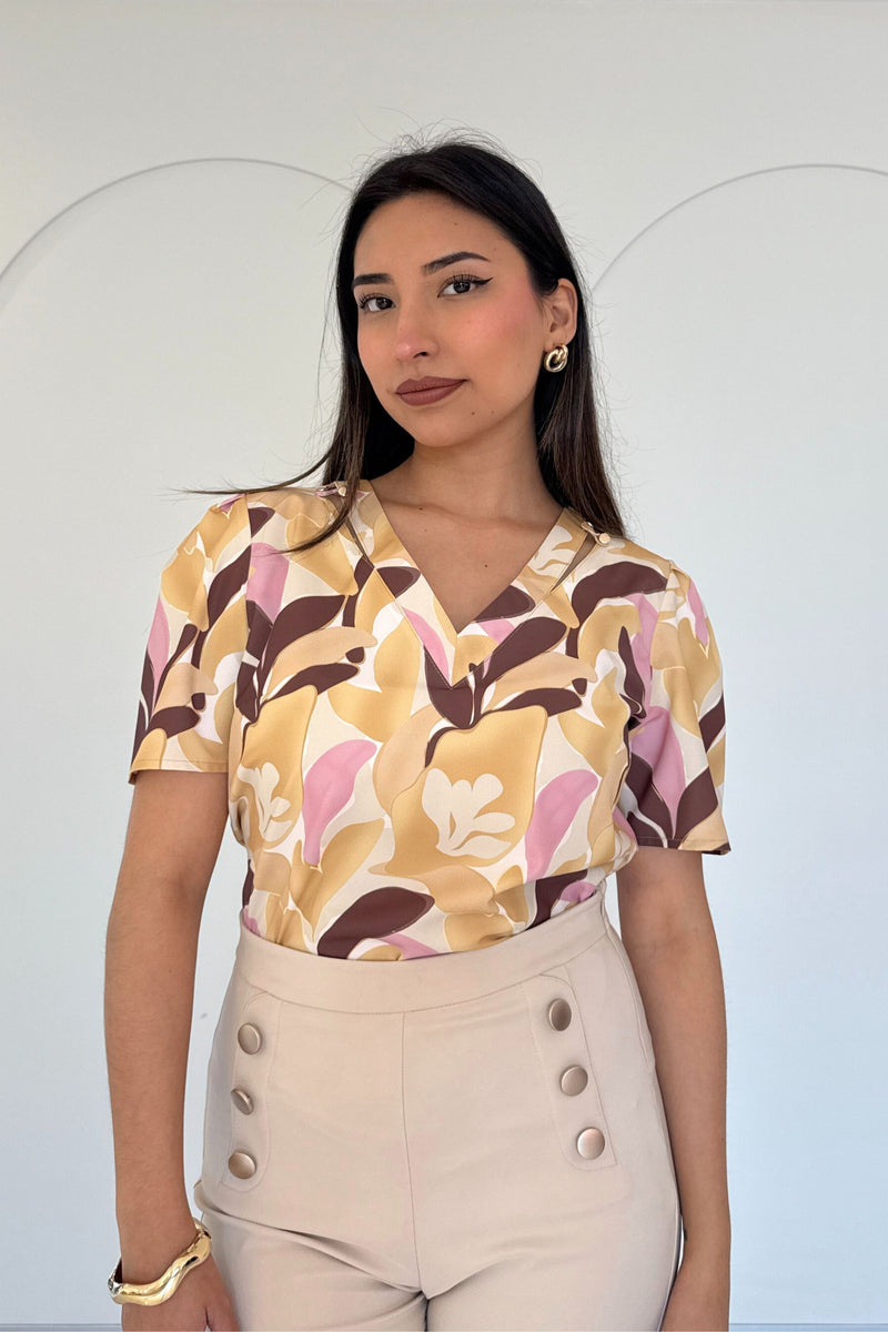 Blusa Francis Mostaza
