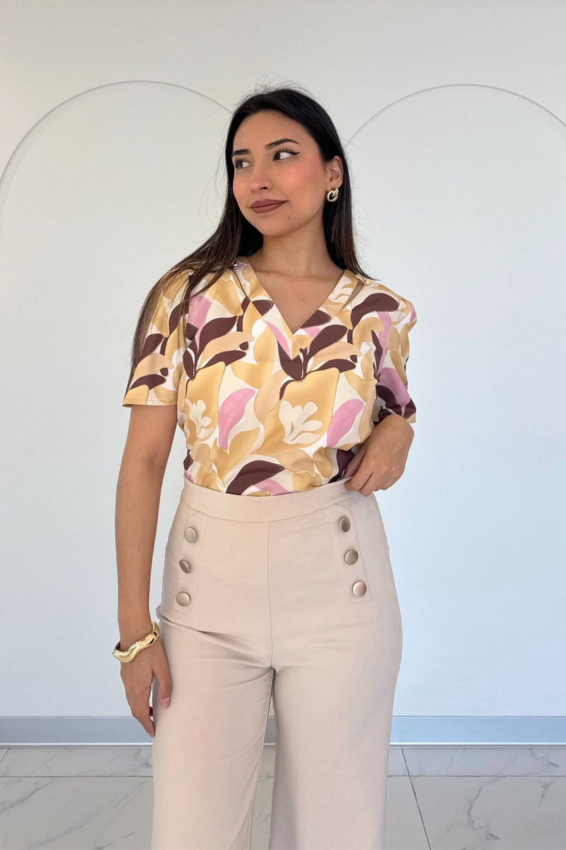 Blusa Francis Mostaza