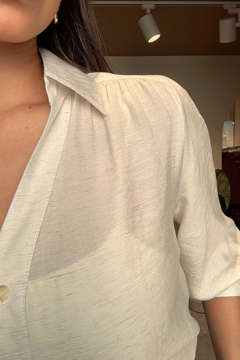 Blusa Bonnie Hueso