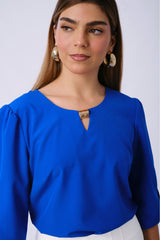 Blusa Jazlyn Azulino