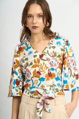 Blusa Isolina Azulino