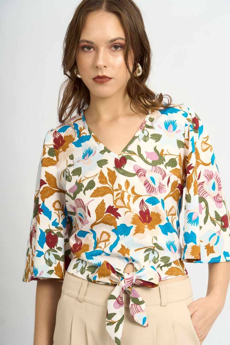 Blusa Isolina Azulino