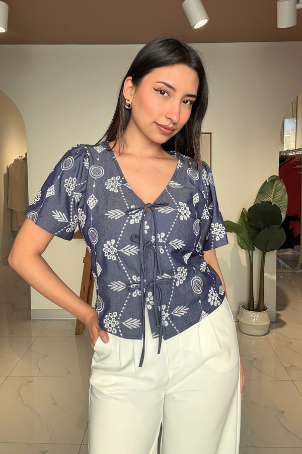 Blusa Zureya Azul