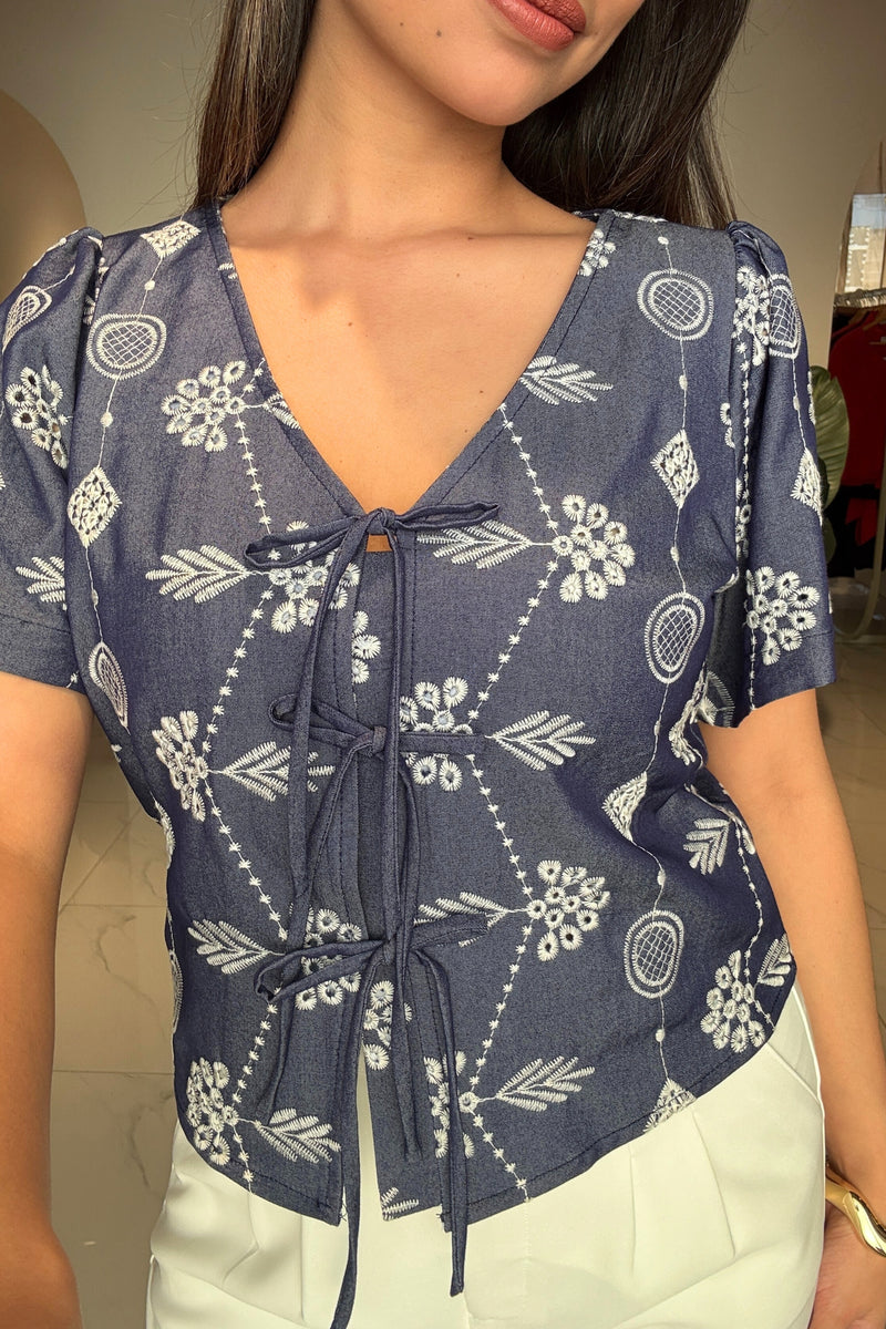 Blusa Zureya Azul