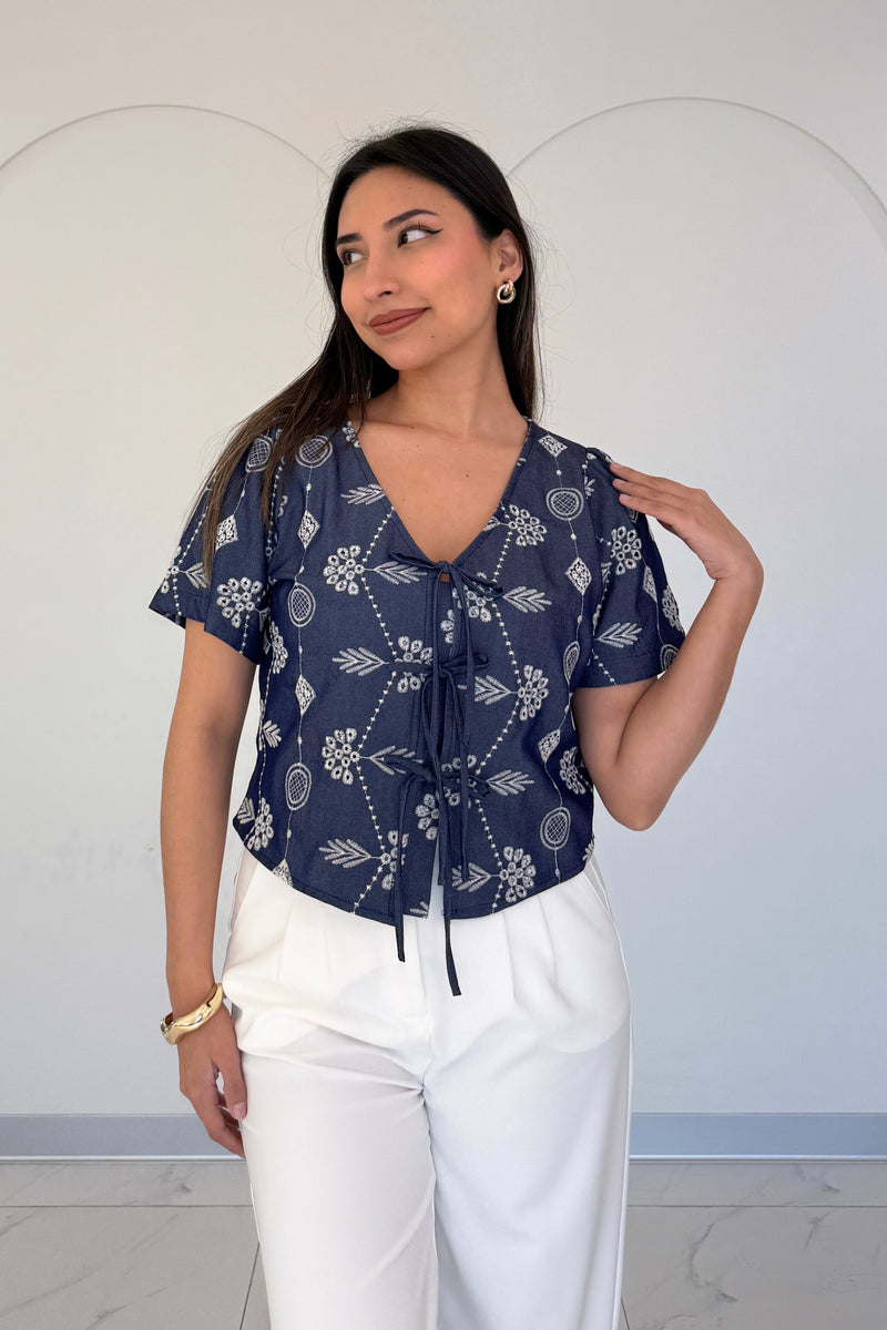 Blusa Zureya Azul