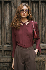 Blusa Letty Vino