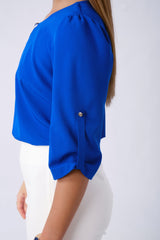 Blusa Jazlyn Azulino