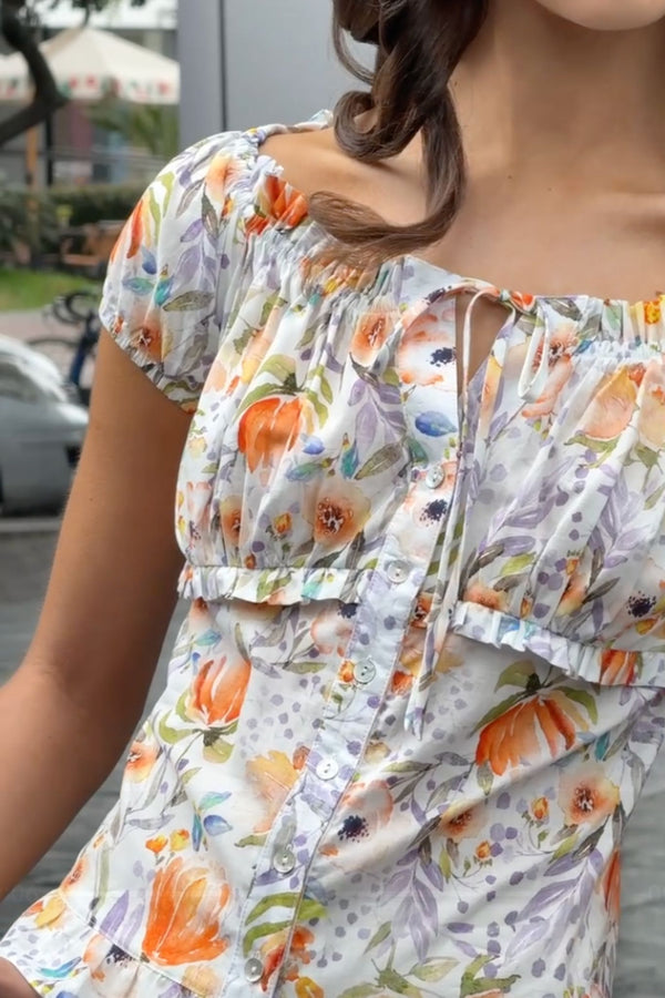 Blusa Citali Naranja