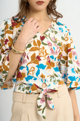 Blusa Isolina Azulino