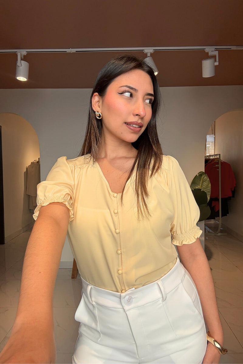 Blusa Coralyn Amarillo