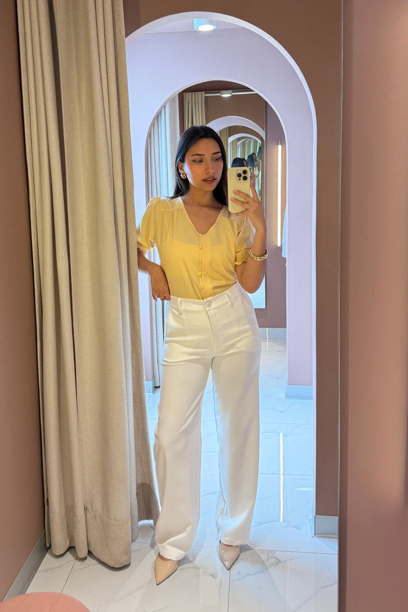 Blusa Coralyn Amarillo