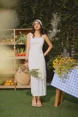 Vestido Alessia Broderie Hueso