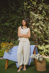 Pantalón Set Clarissa Amarillo