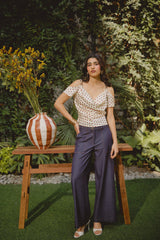 Blusa Zoe Amarillo Polka Dots