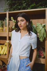 Blusa Celine Hueso