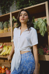 Blusa Celine Hueso
