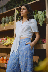 Blusa Celine Hueso