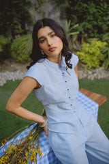 Blusa Bianka Celeste
