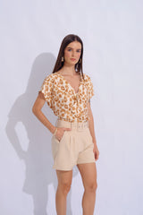 Blusa Mirna Camell Estampado