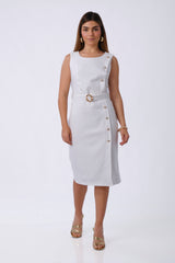 Vestido SofÍa Hueso