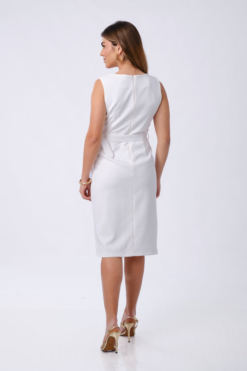 Vestido SofÍa Hueso