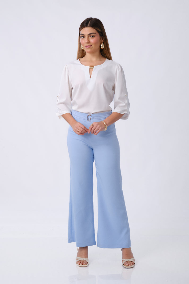 Pantalón Bella Celeste