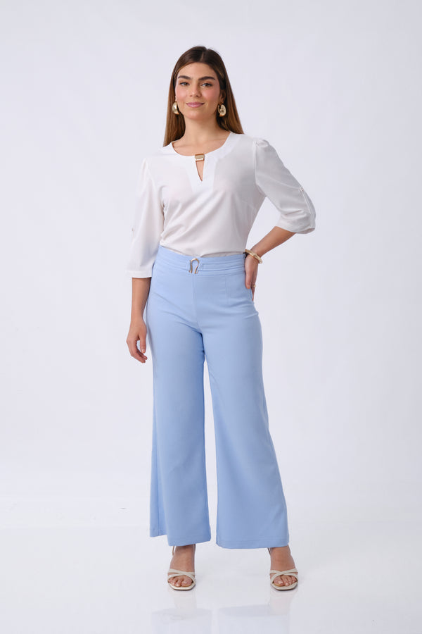 Pantalón Bella Celeste