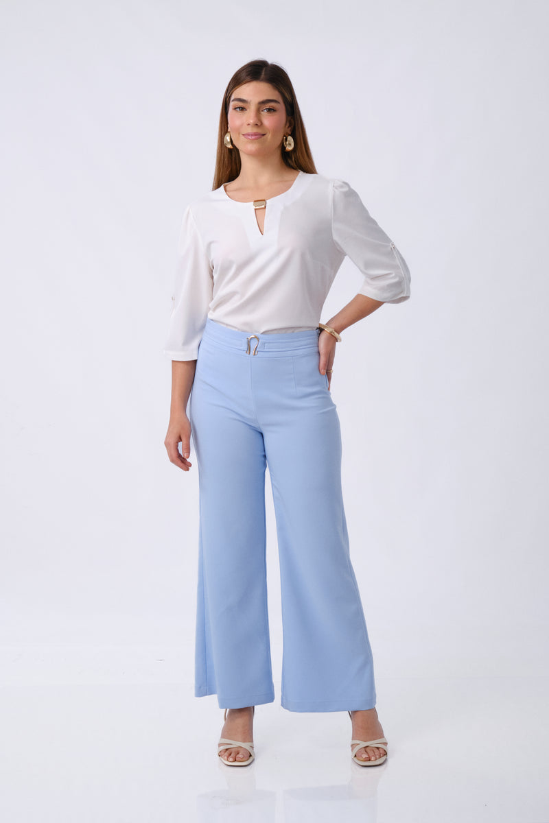 Pantalón Bella Celeste