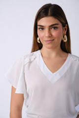 Blusa Penelope Hueso