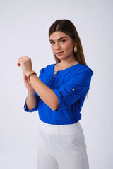 Blusa Jazlyn Azulino