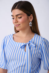 Blusa Helen Celeste Rayas