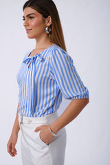 Blusa Helen Celeste Rayas