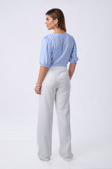 Blusa Helen Celeste Rayas