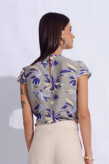 Blusa Abigail Verde Estampado