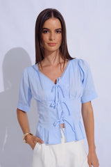 Blusa Aurora Celeste