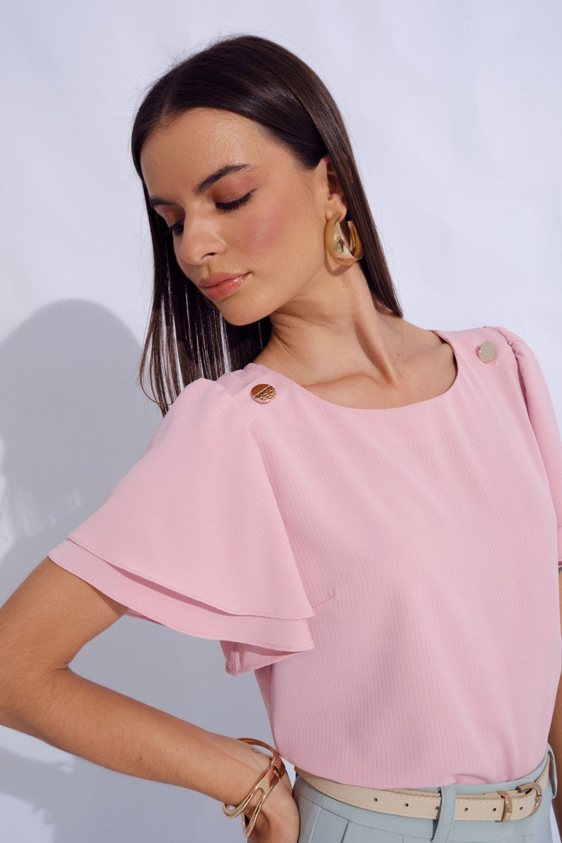 Blusa Meredith Rosado