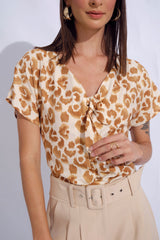 Blusa Mirna Camell Estampado