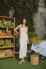 Vestido Emilia Hueso