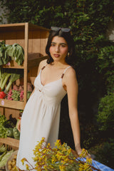 Vestido Emilia Hueso