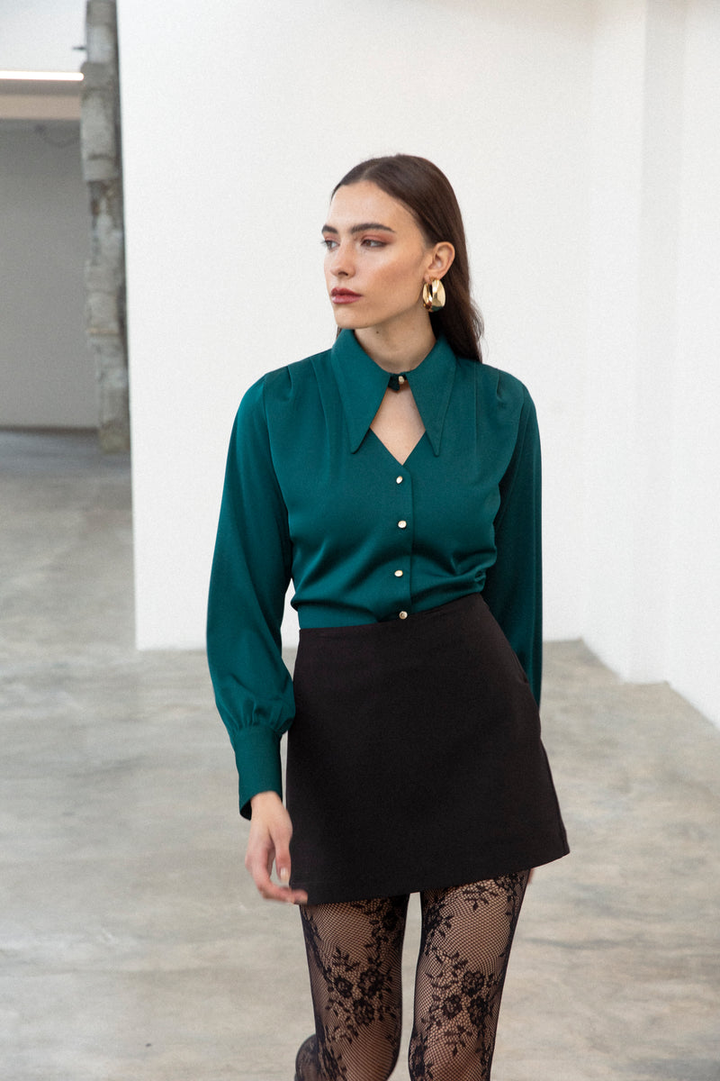 Blusa Bambina Verde