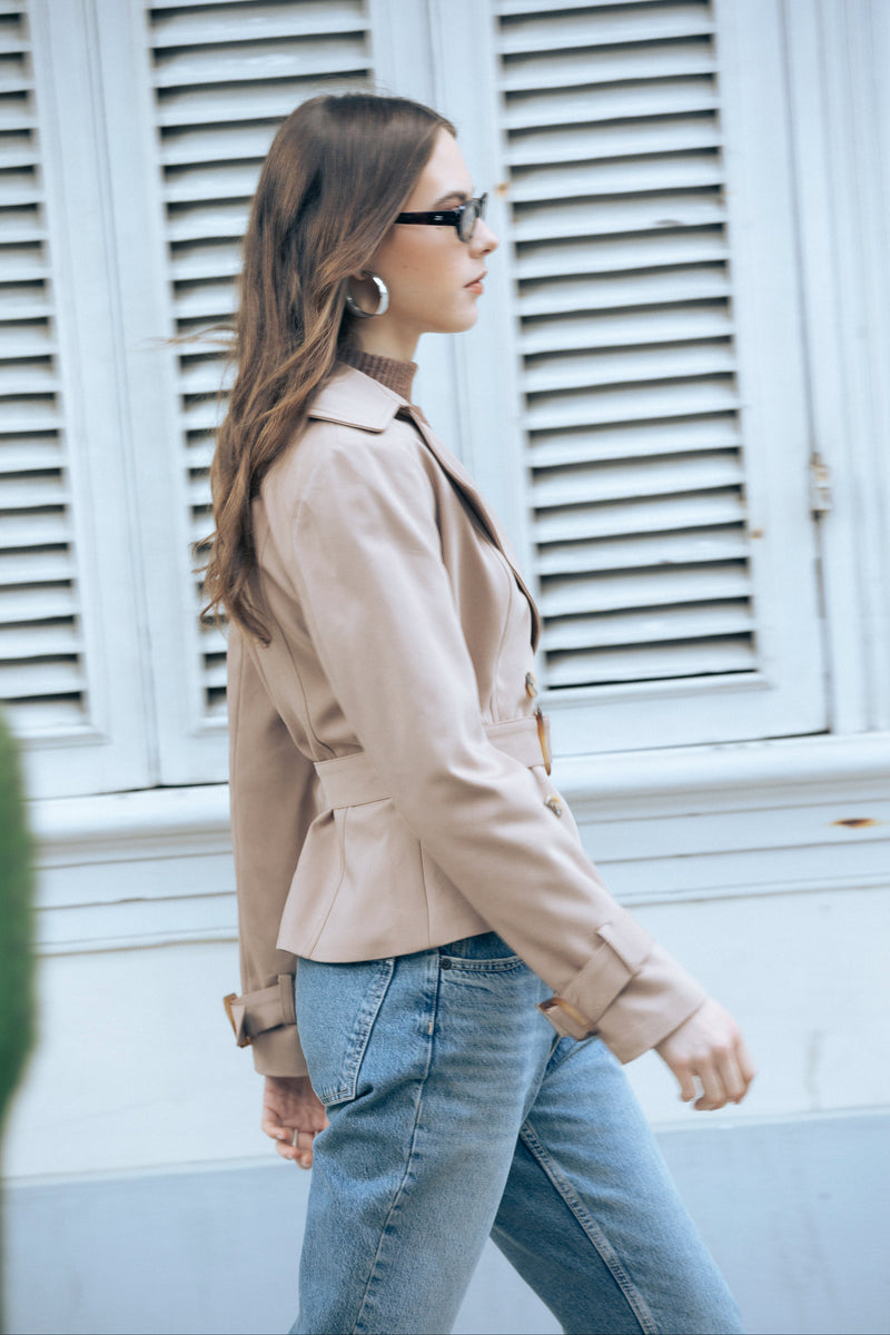 Trench Coat Crop Arena