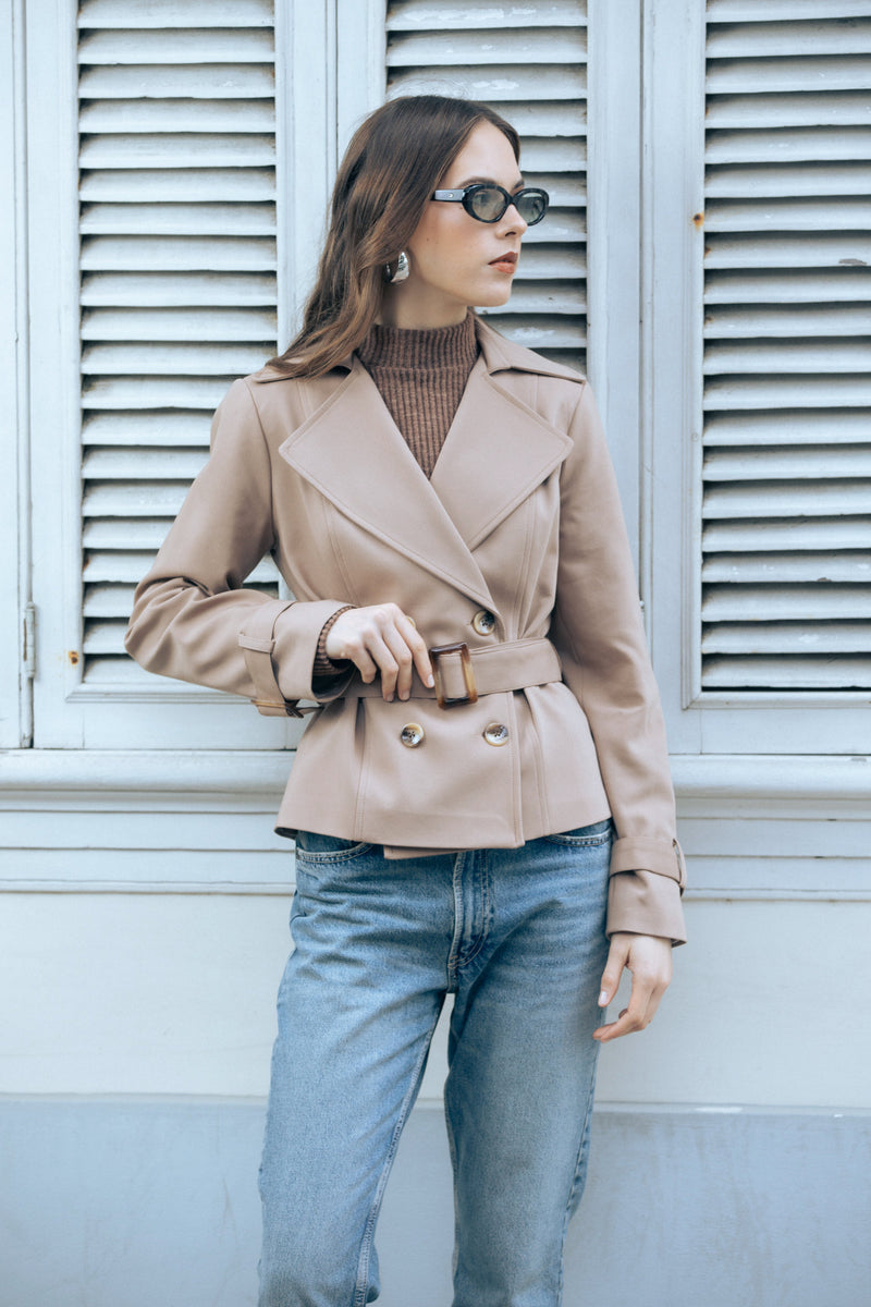 Trench Coat Crop Arena