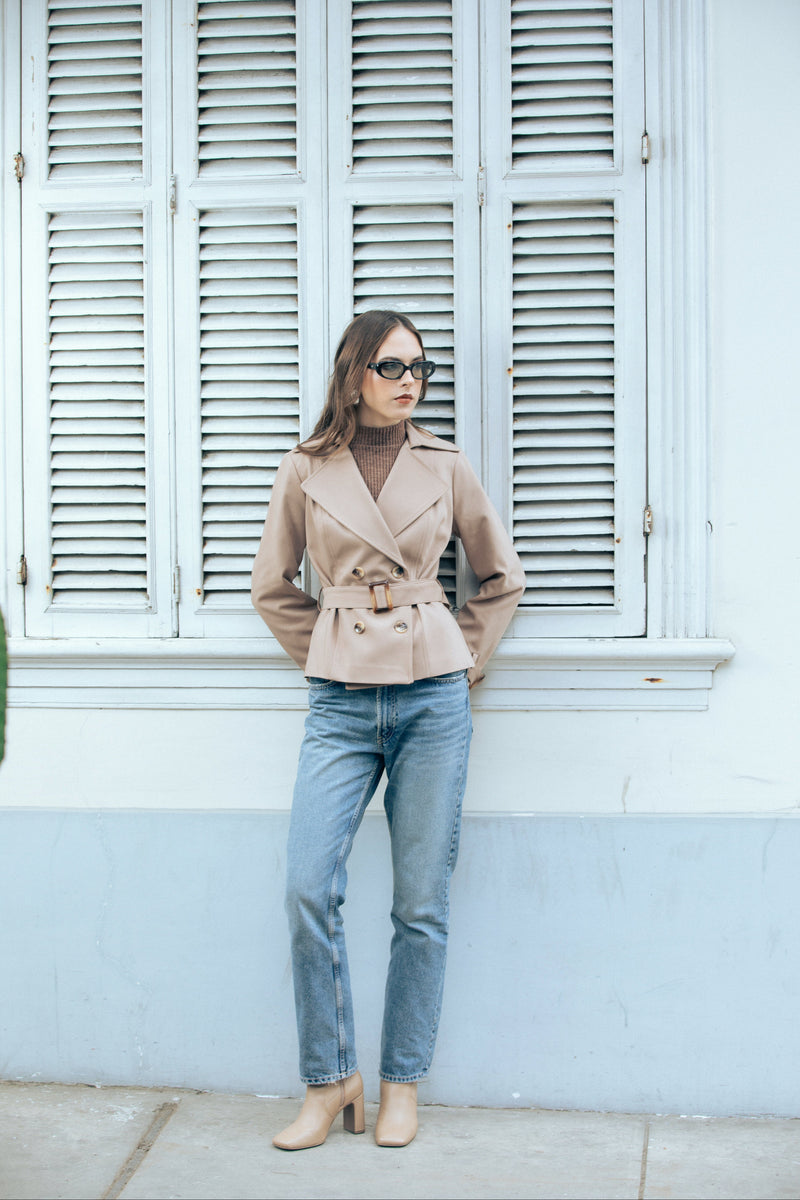 Trench Coat Crop Arena
