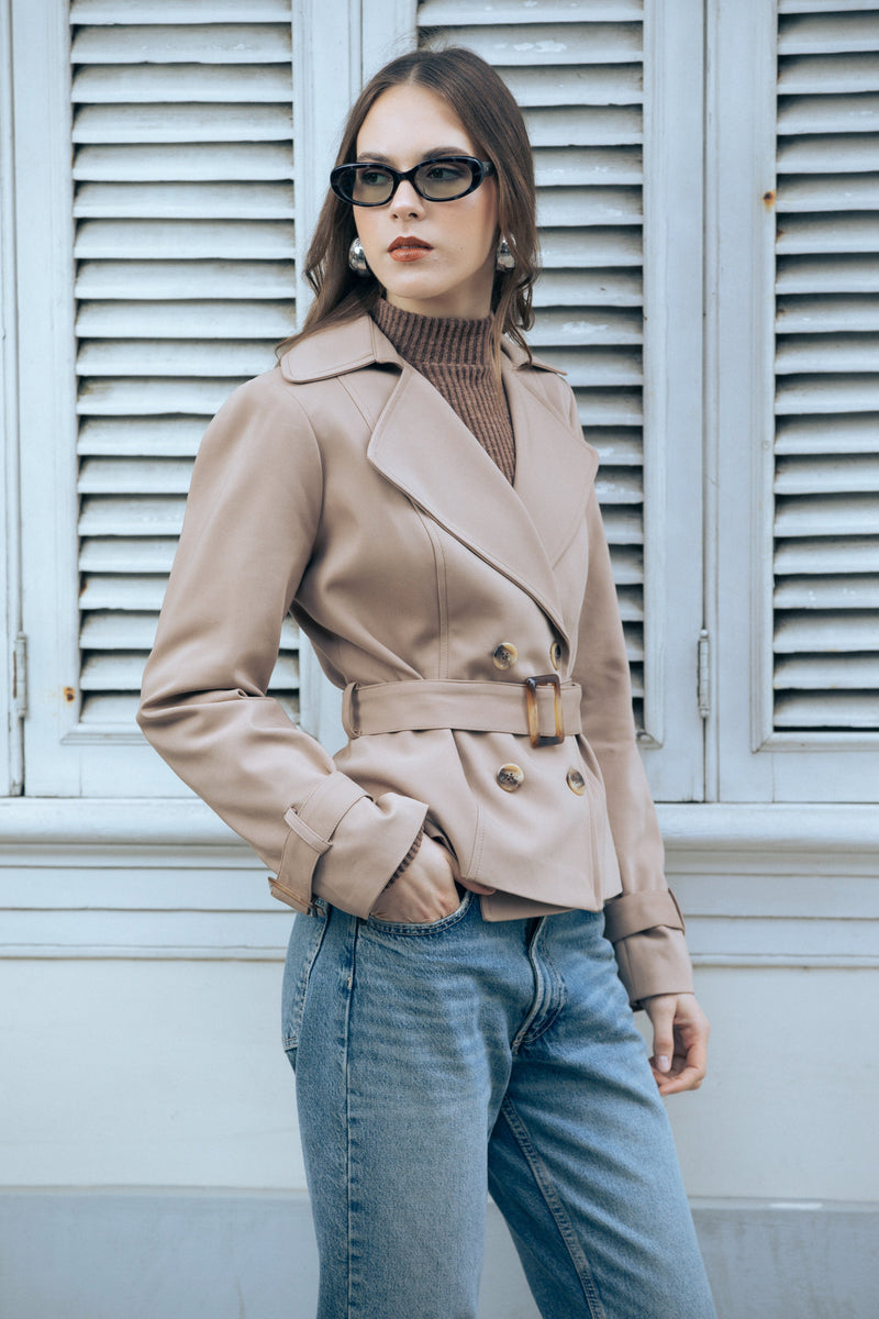 Trench Coat Crop Arena