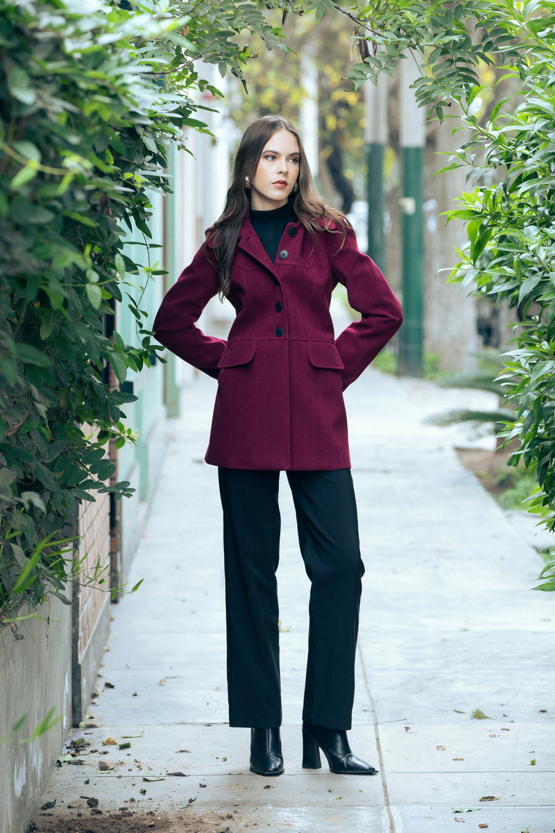 Abrigo Agatha Vino