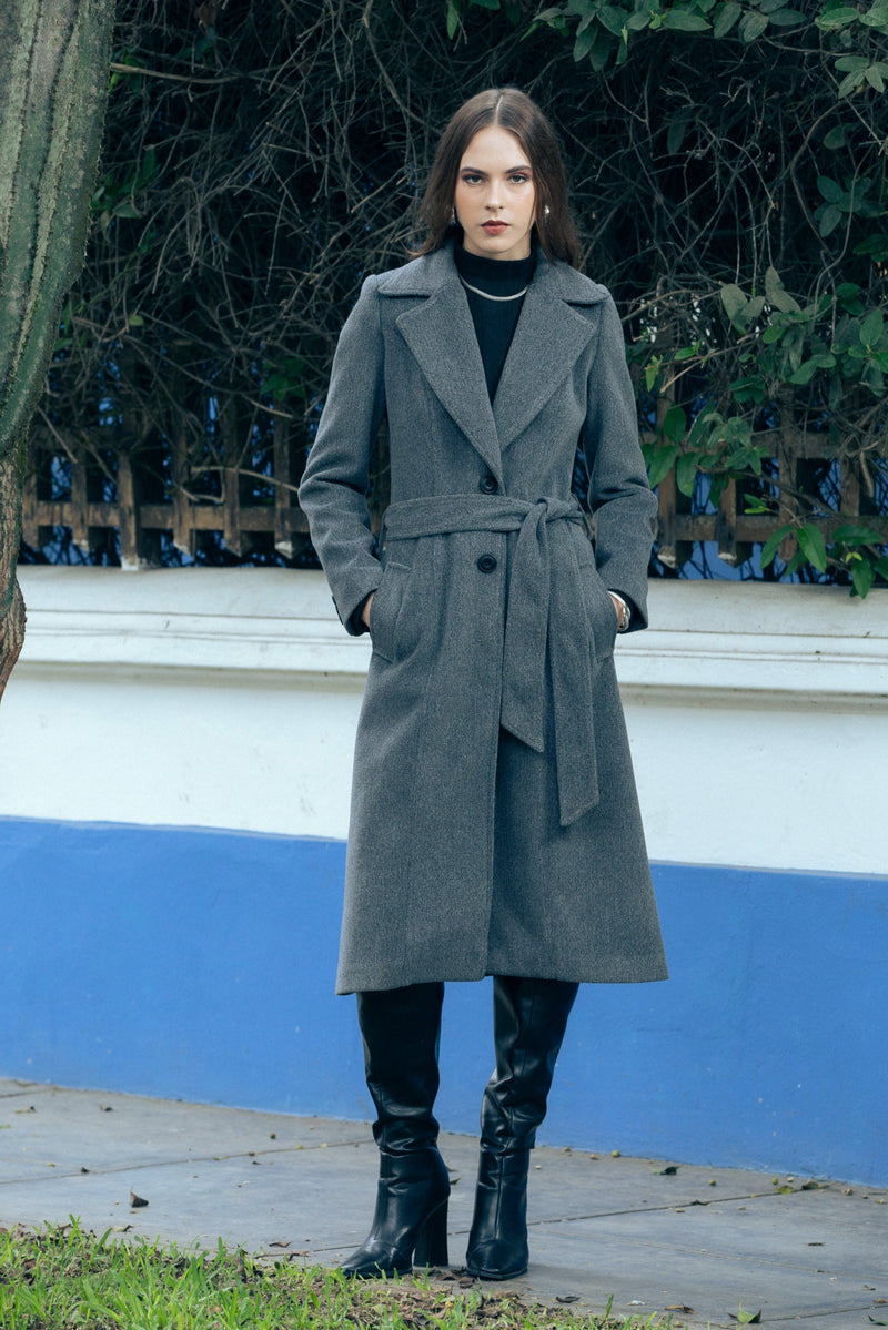 Abrigo Poppy Gris