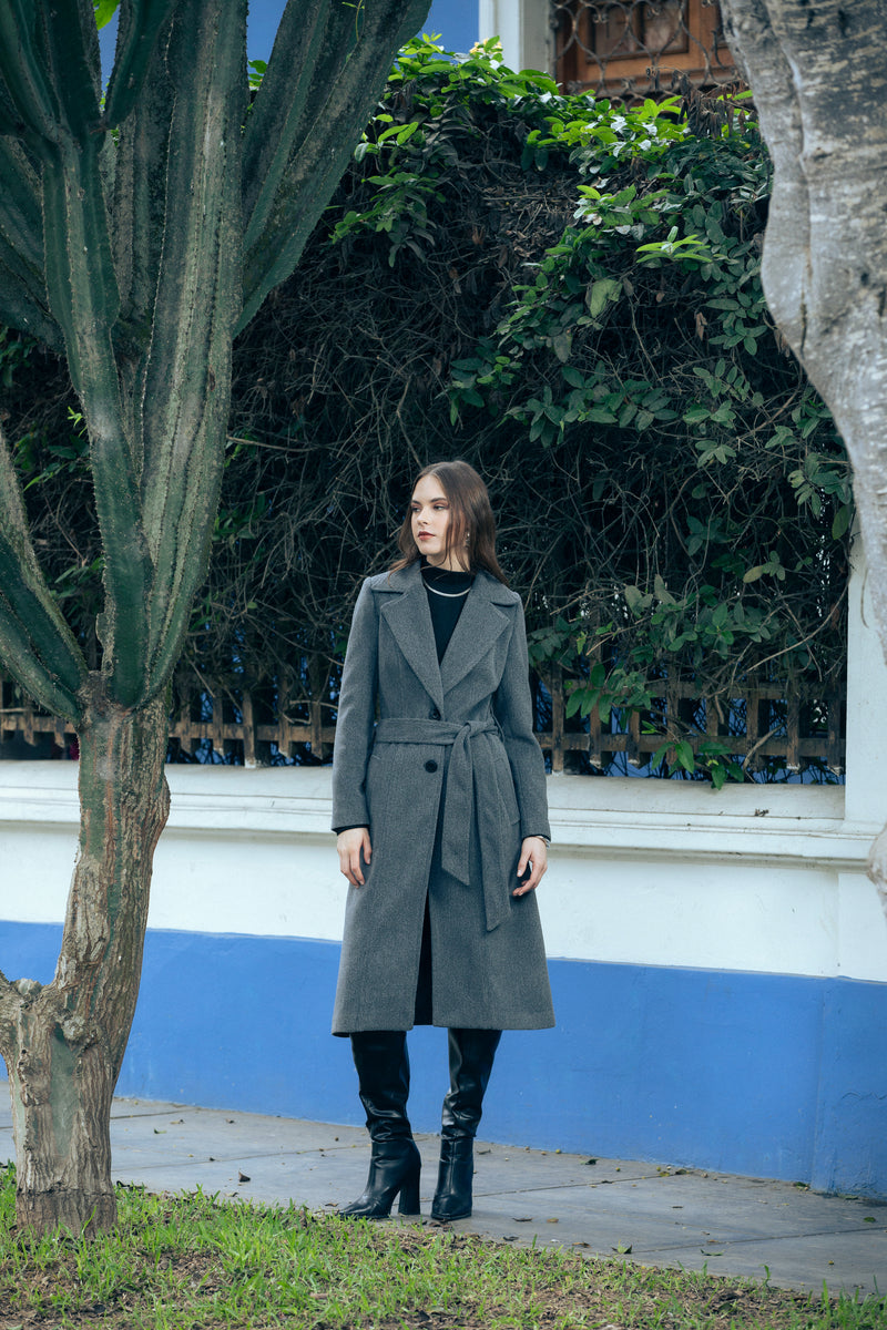 Abrigo Poppy Gris