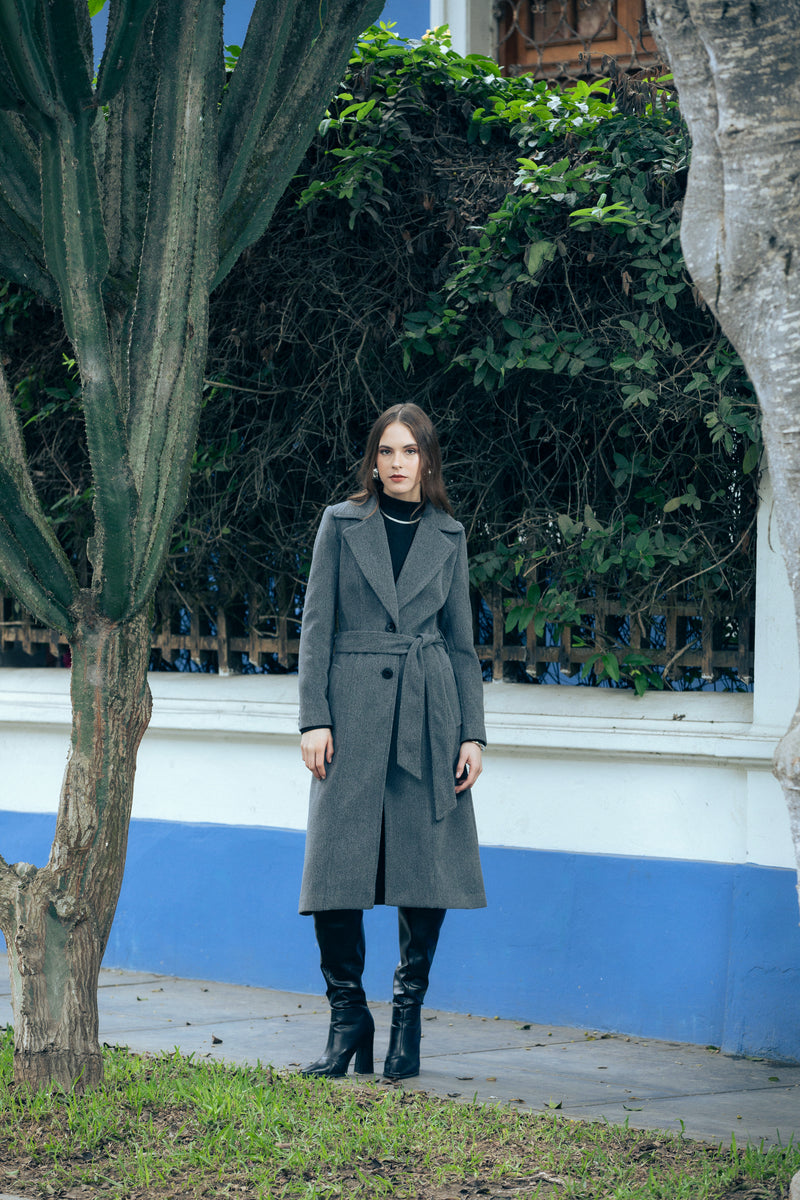 Abrigo Poppy Gris