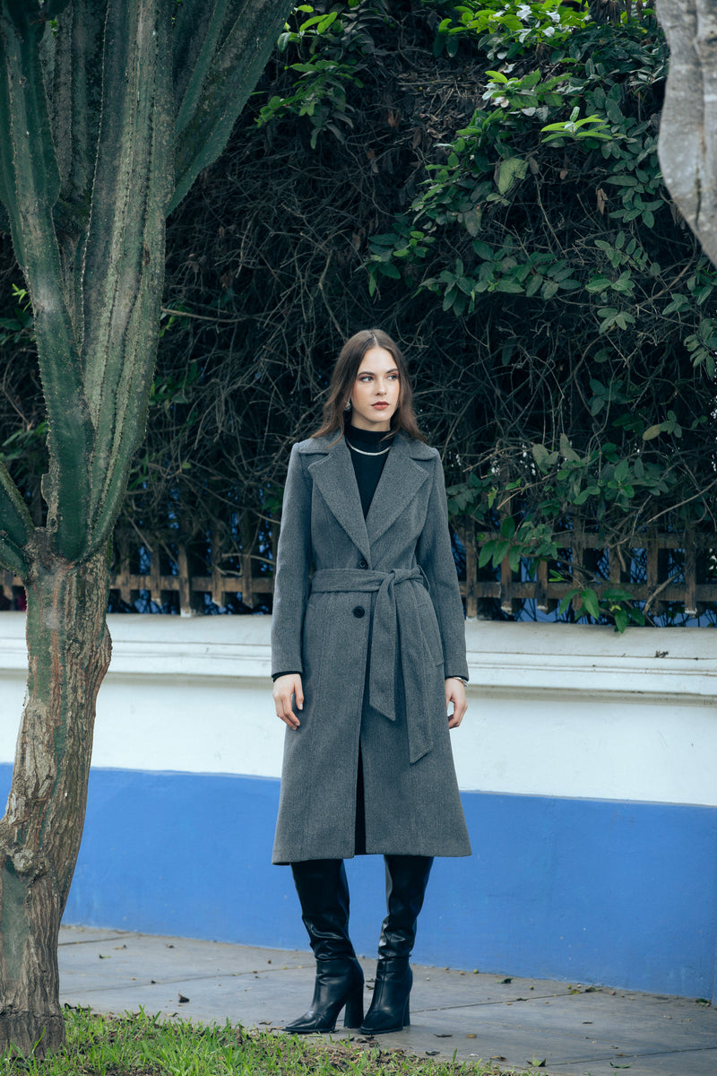 Abrigo Poppy Gris