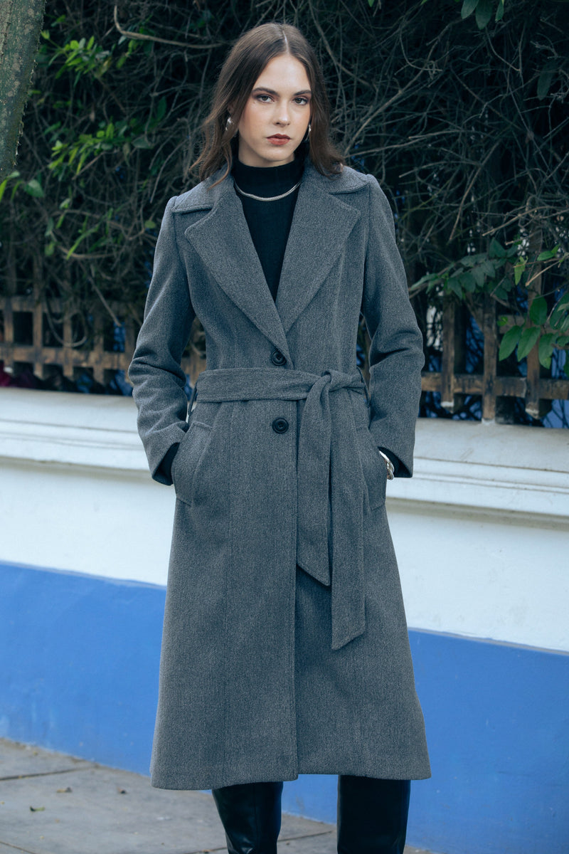 Abrigo Poppy Gris